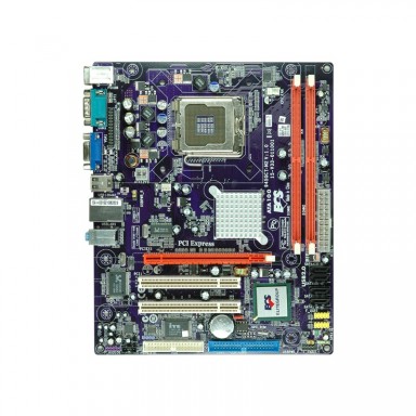 Placa de baza ECS 945GCT LGA 775, 2*DDR2, 4*SATA, 1*IDE, PCIE, VGA, SERIAL, SB 5.1 Sk.775